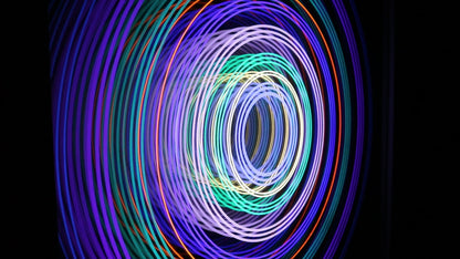 INFINITY MIRROR "HALOS XXVII" by CUBE999